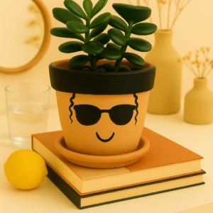 VASO DE CERÂMICA ARTISTA ÓCULOS