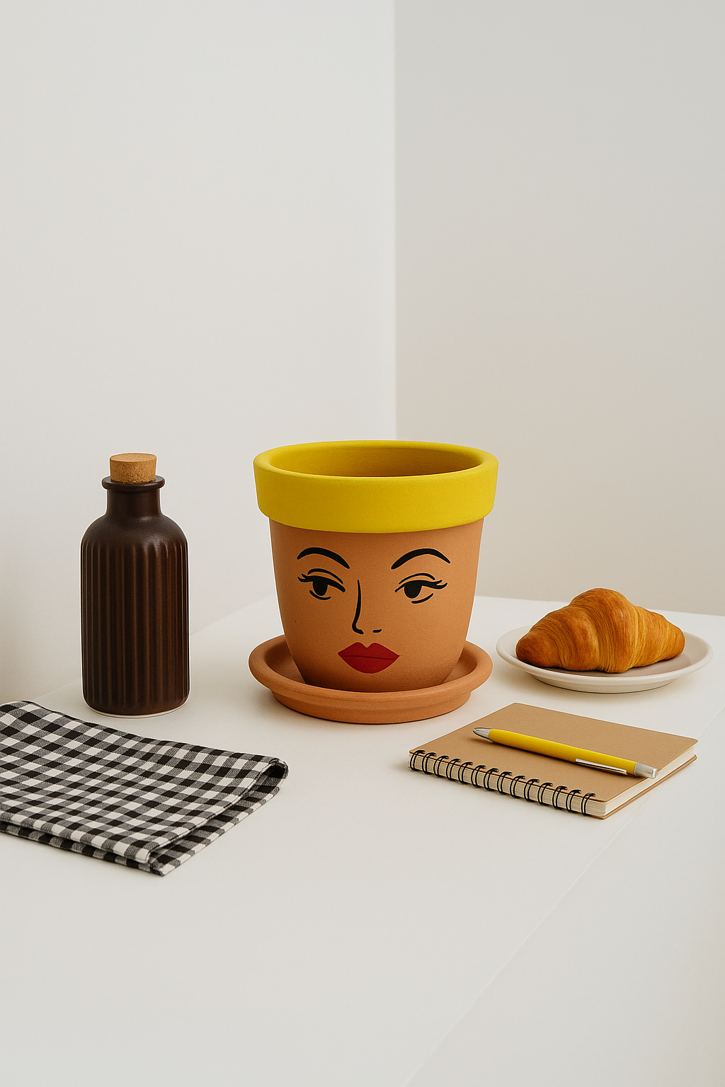 VASO DE CERÂMICA ARTISTA CINEMA