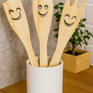 KIT DE MADEIRA | COLHERES DIVERTIDAS